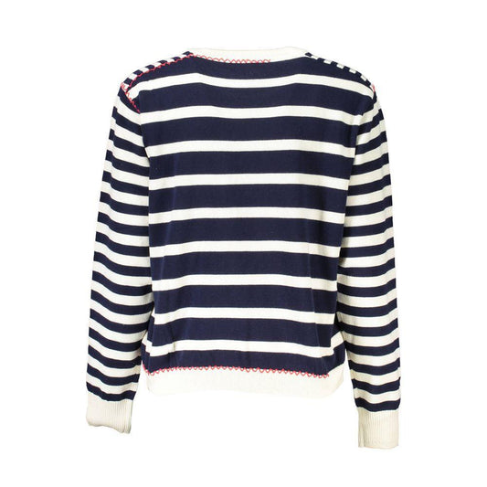 Desigual Blue Cotton Sweater