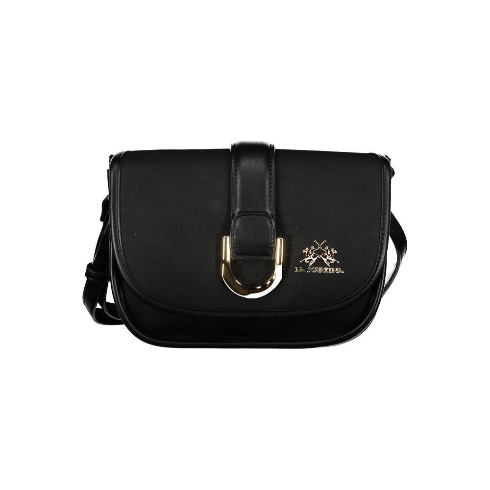 Front view with bag zipped and handles upright.