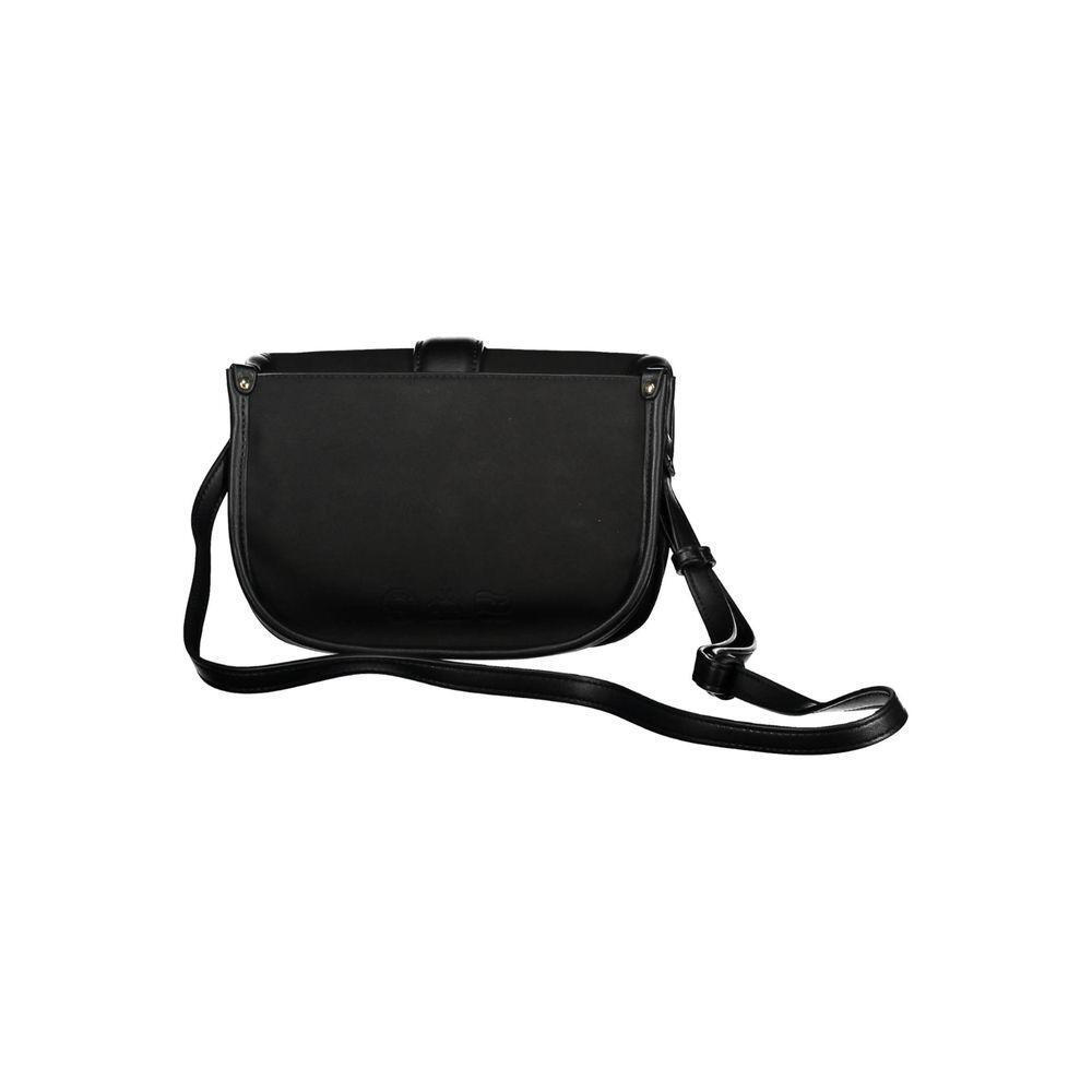 Front view with bag zipped and handles upright.