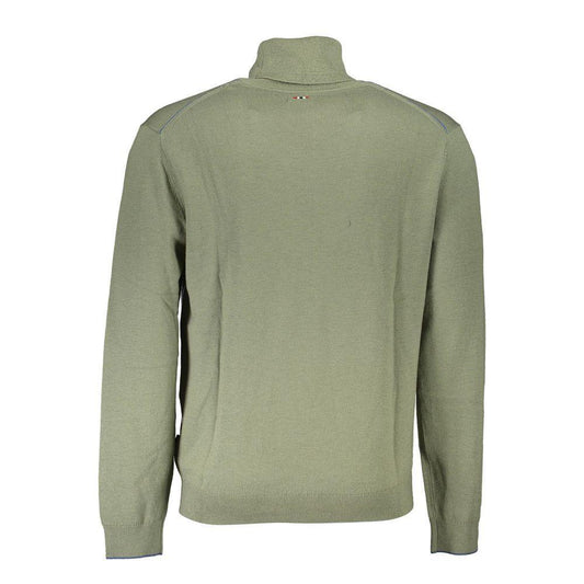 Napapijri Green Wool Sweater NA-21700-XXL