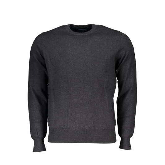 North Sails Gray Fabric Sweater NO-23355-XL
