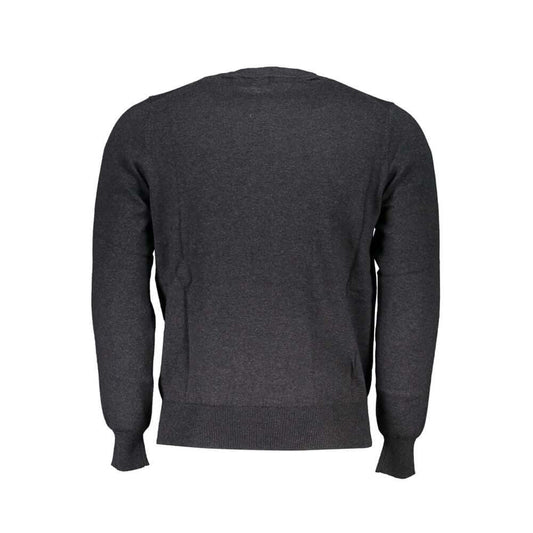 North Sails Gray Fabric Sweater NO-23355-XL