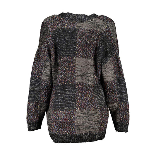 Desigual Black Polyester Sweater DE-24903-L