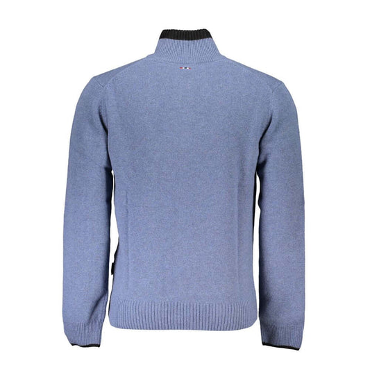 Napapijri Blue Fabric Sweater NA-25262-M