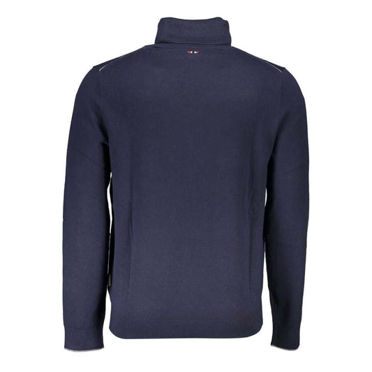 Napapijri Blue Fabric Sweater NA-25298-S