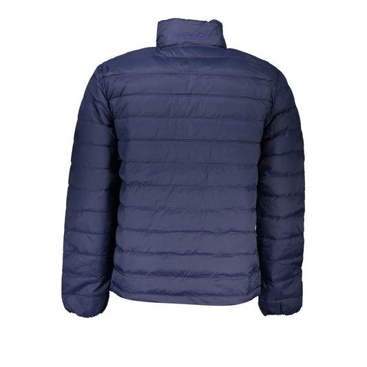 La Martina Blue Polyamide Jacket LA-27020-M