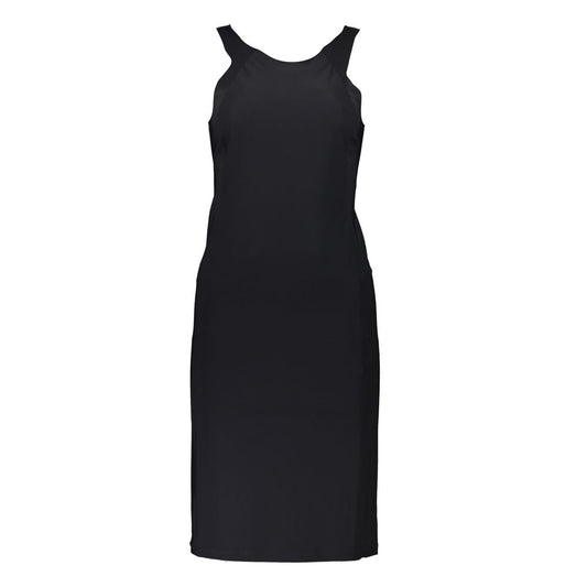 Patrizia Pepe Black Elastane Dress PA-28351-XS