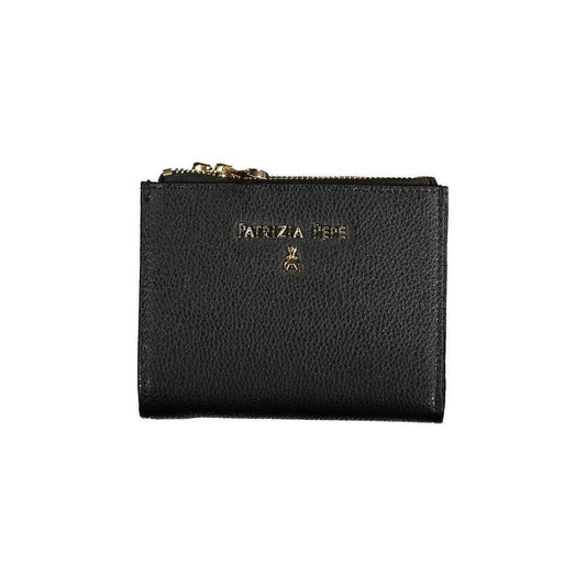 Patrizia Pepe Black Leather Wallet PA-29030