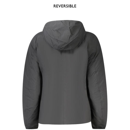 K-WAY Black Polyamide Jackets & Coat KW-34163-M