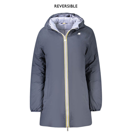 K-WAY Blue Polyester Jackets & Coat KW-34170-S