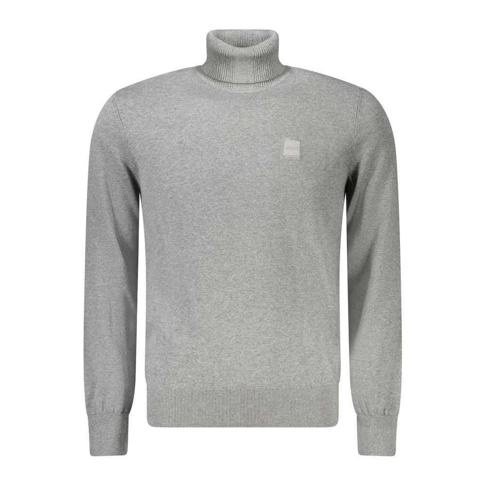 Hugo Boss Gray Cotton Sweater BO-34545-S