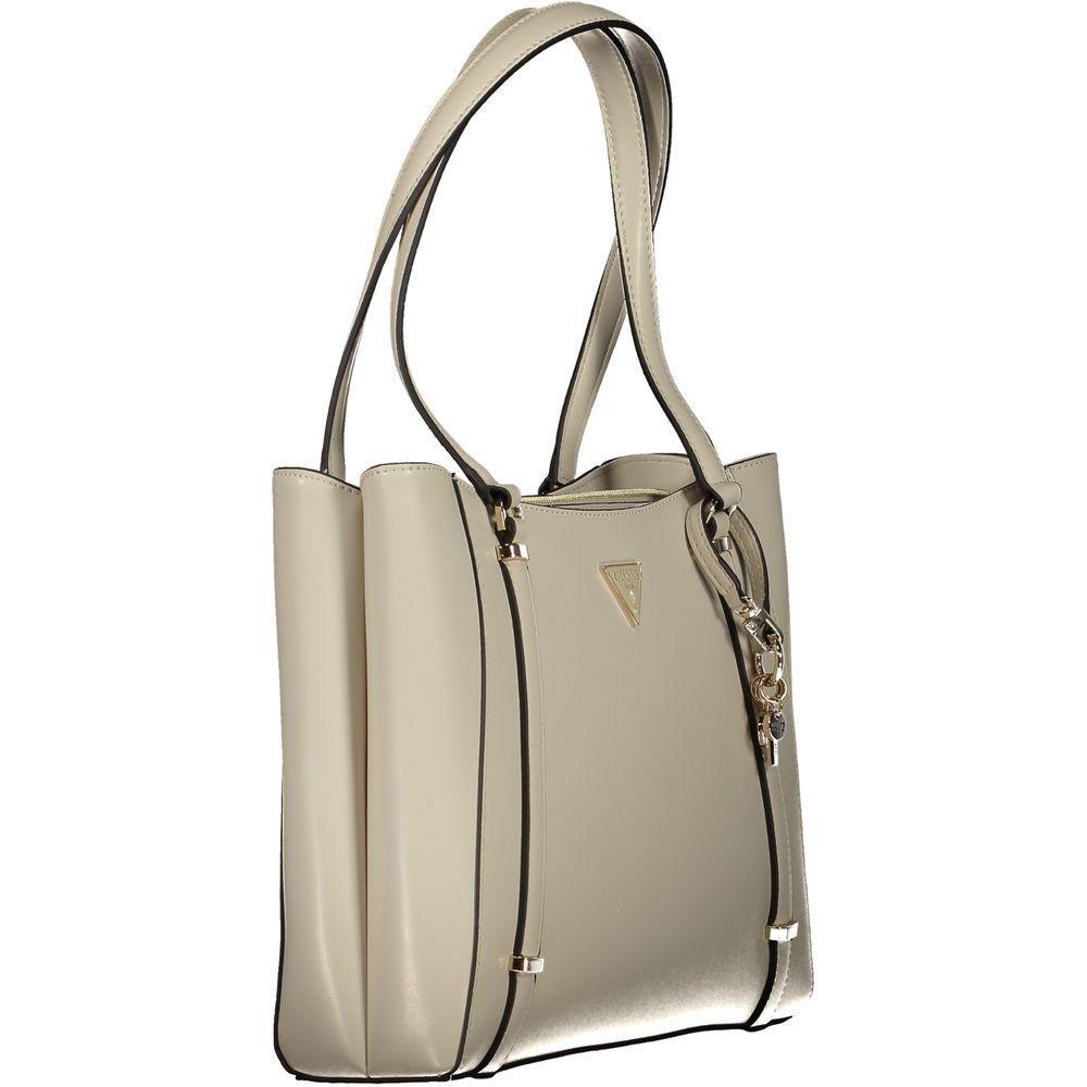 Guess Jeans Beige Polyethylene Handbag GU-36464