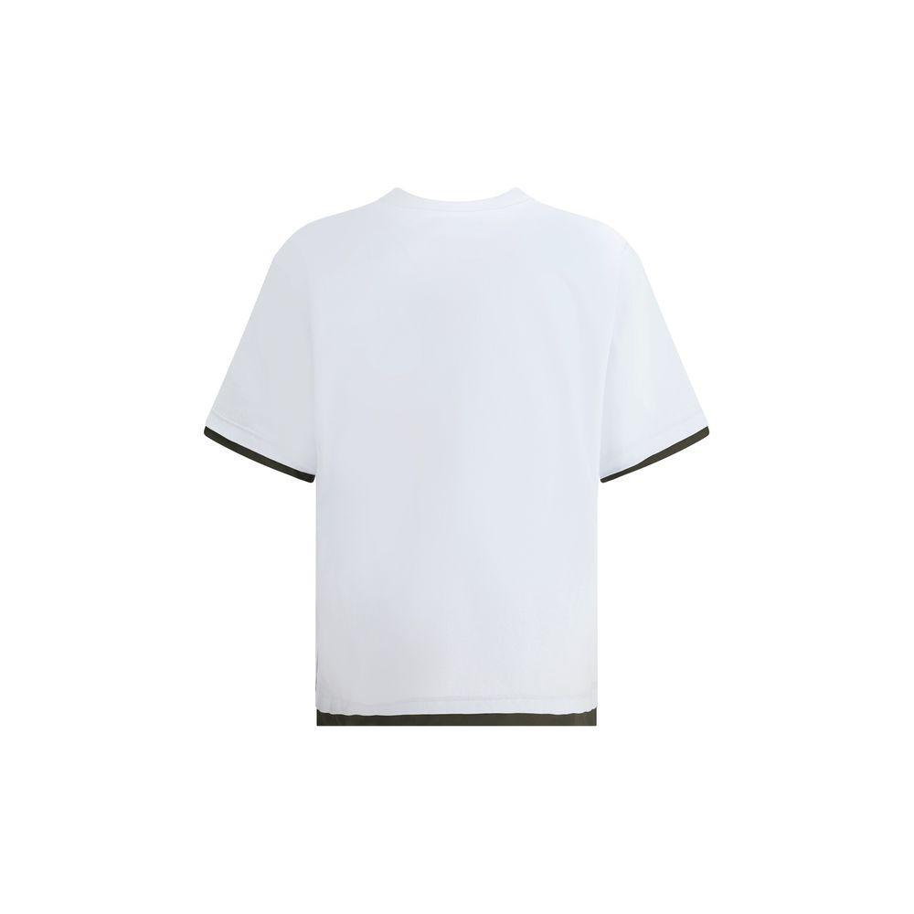 Sacai White Cotton T-Shirt