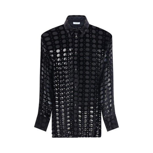 Ferragamo Velvet devoré Shirt FE-782997001-IT40 | M