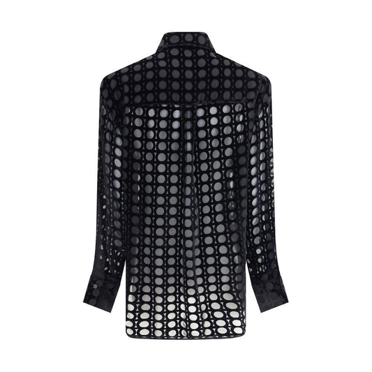 Ferragamo Velvet devoré Shirt FE-782997001-IT40 | M