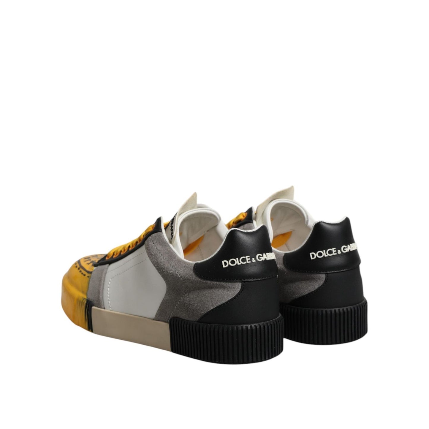 Dolce & Gabbana Multicolor MIAMI Low Top Sneakers Shoes MV7376-40.5
