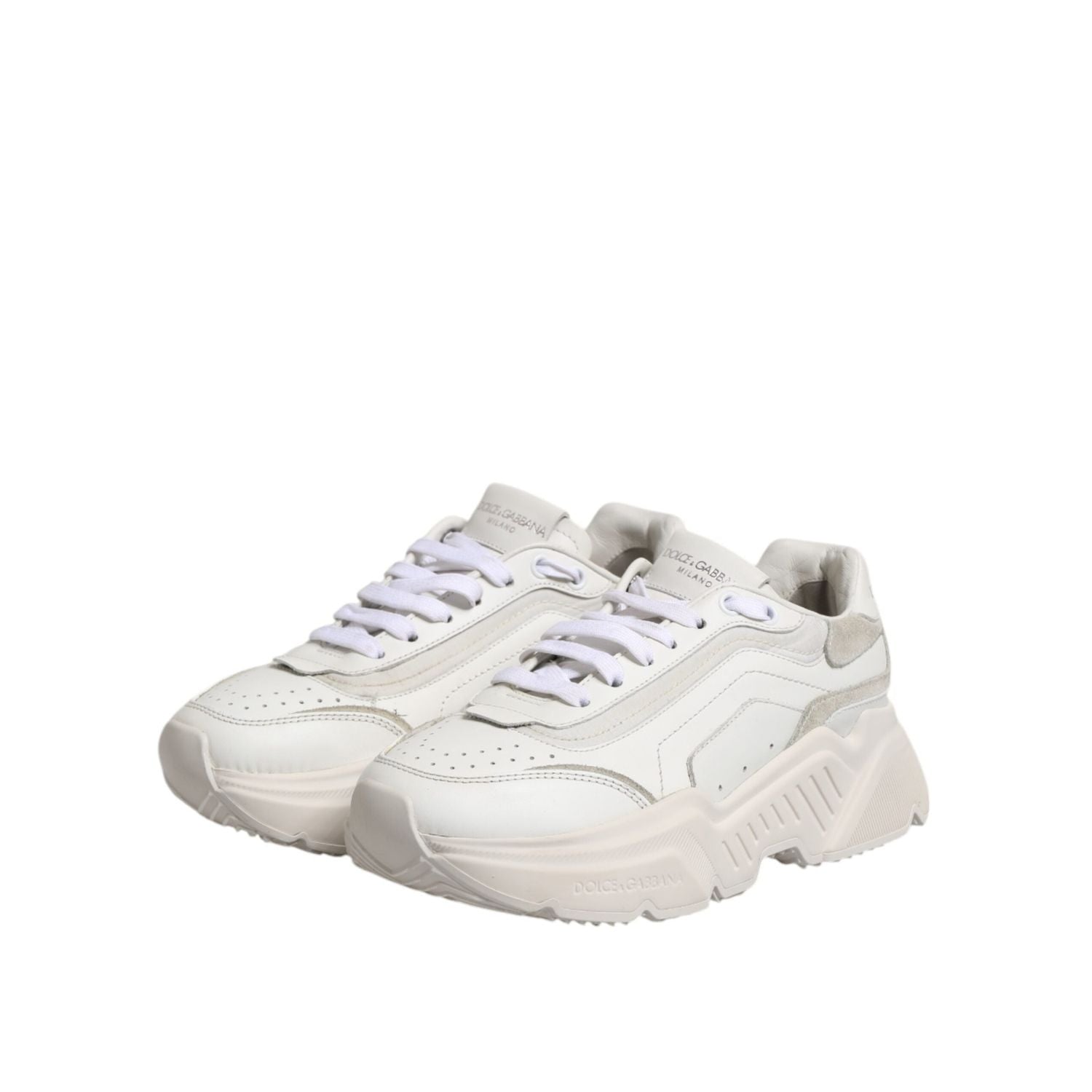 Dolce & Gabbana White Daymaster Low Top Sneakers Shoes