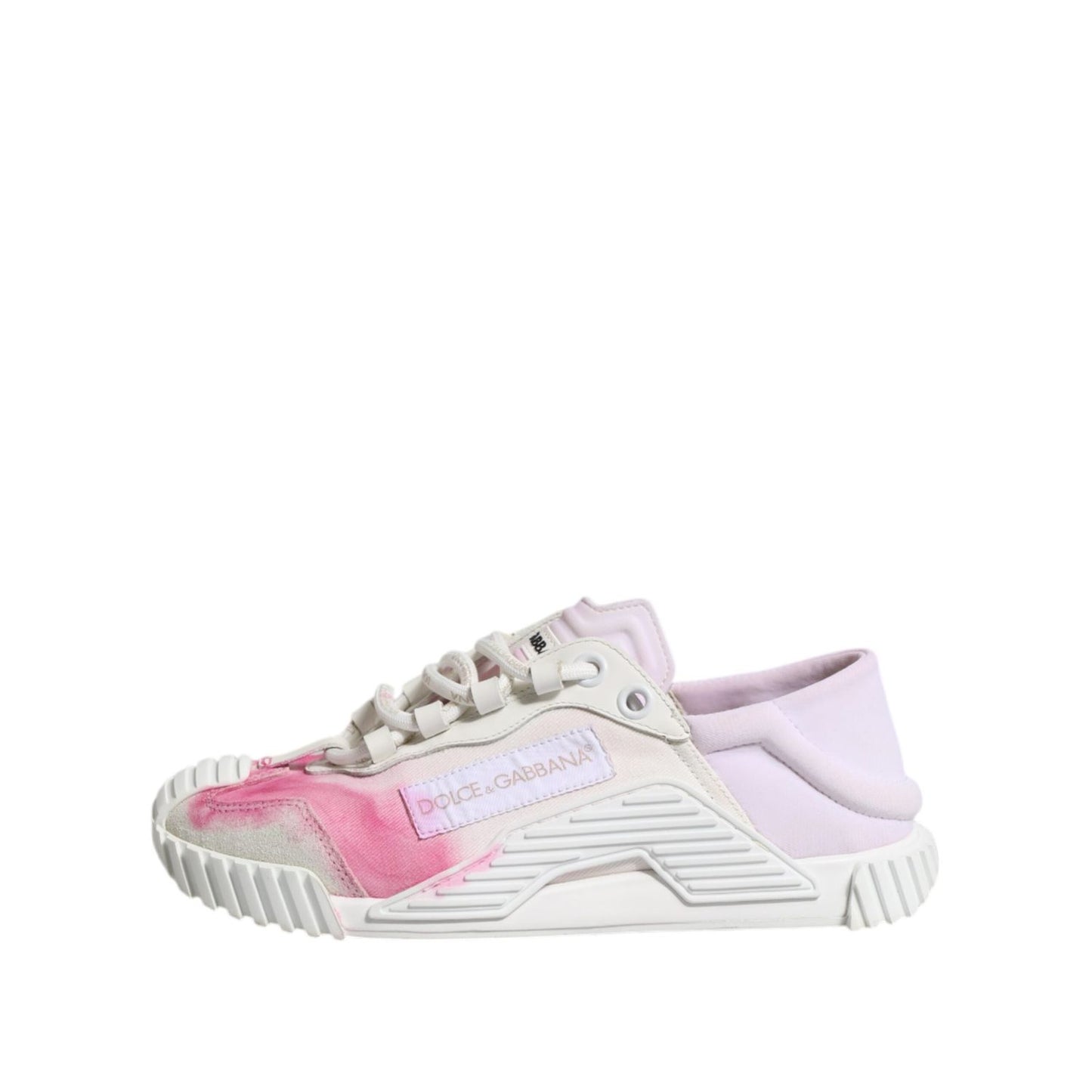 Dolce & Gabbana White NS1 Lace Up Low Top Sneakers Shoes