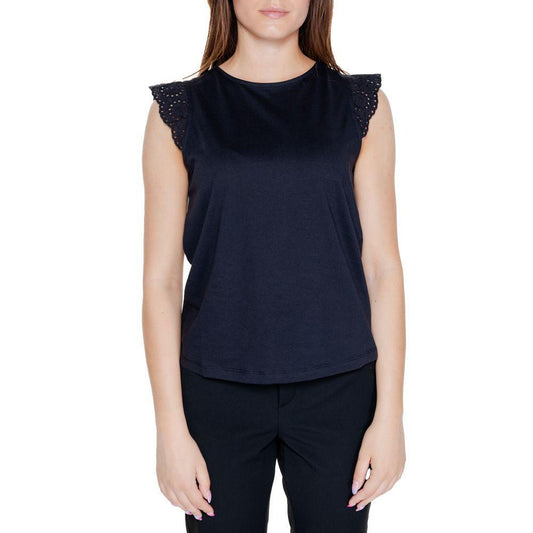 Vero Moda Black Recycled Cotton T-Shirt VE-14543500009-XL