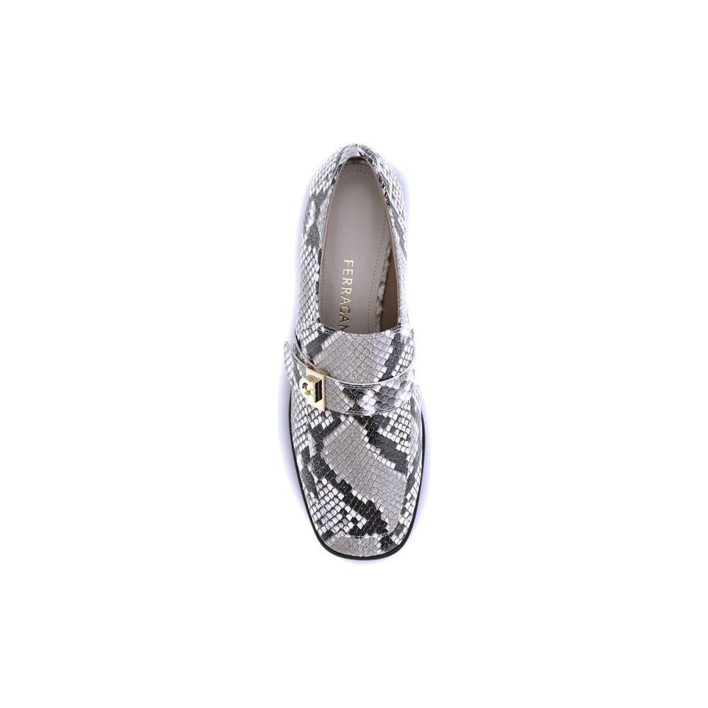 Ferragamo Python print leather Loafers FE-787071002-EU40/US10