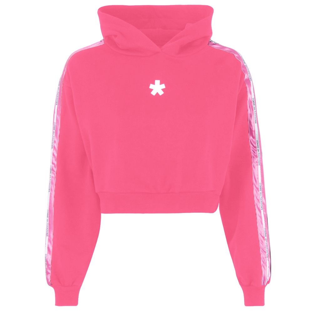 Comme Des Fuckdown Fuchsia Cotton Women Sweater