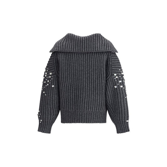 PINKO Rhinestones wool Cardigan PI-105638A2TRK07-M
