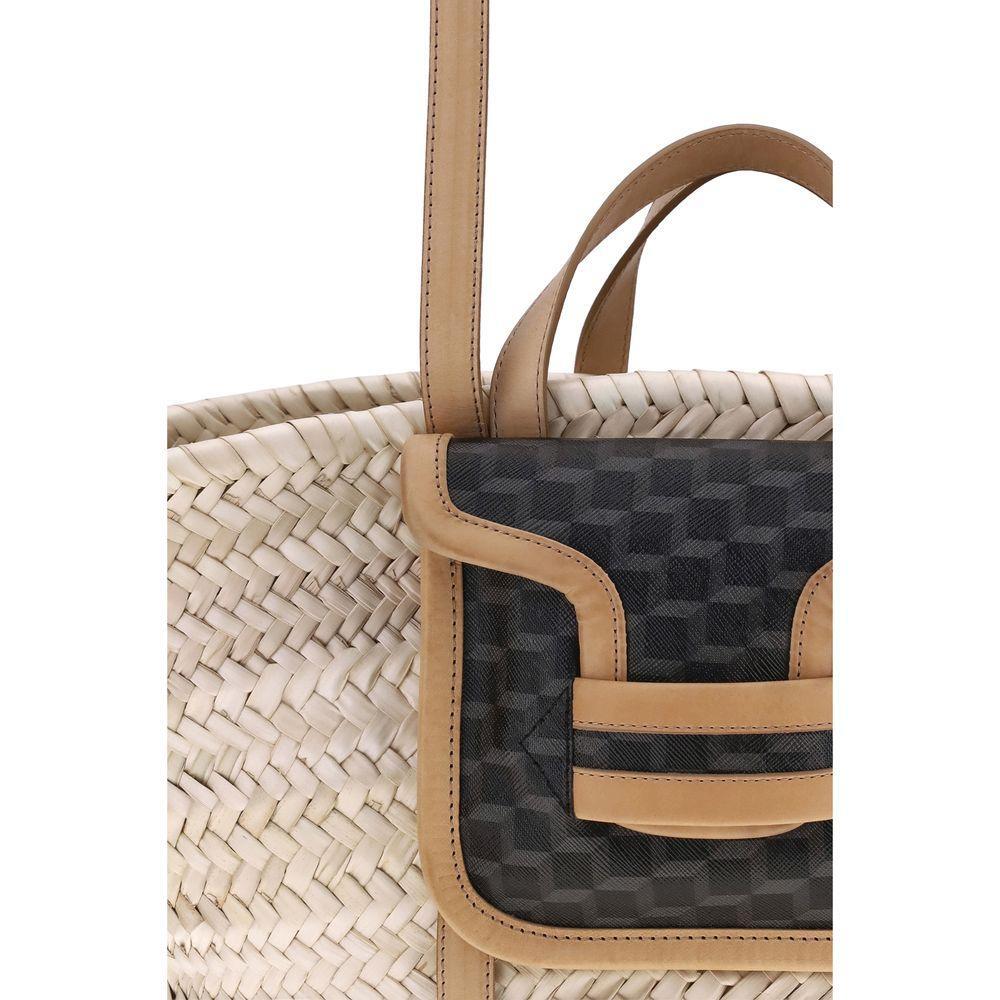 Front view with bag zipped and handles upright.