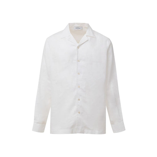Gran Sasso White Linen Shirt GR-9480666-IT50 | L