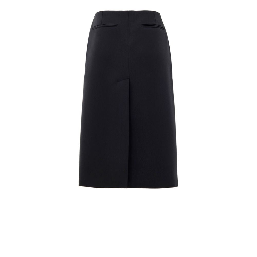 Gucci Black Wool Skirt GU-9793676-IT42|M