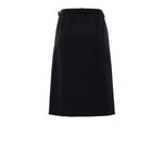 Gucci Black Wool Skirt GU-9803676-IT42|M