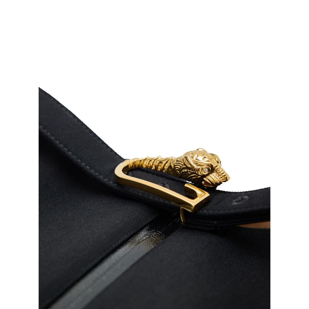 Front view with bag zipped and handles upright.