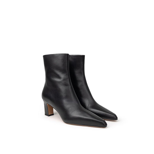 Paris Texas Black Leather Boot PA-9989676-EU38.5/US8.5