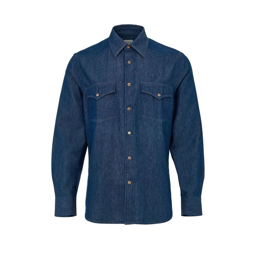 Paul Smith Blue Cotton Denim PA-9949673-XL