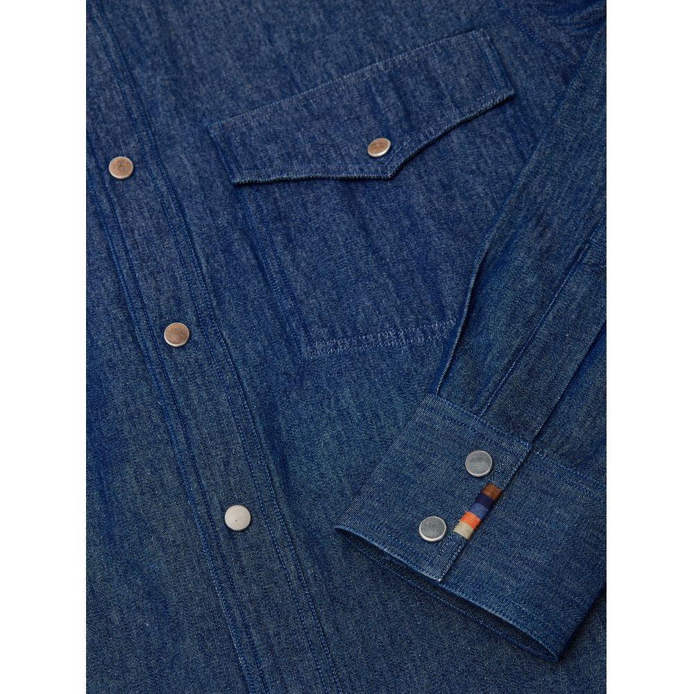 Paul Smith Blue Cotton Denim PA-9949673-XL