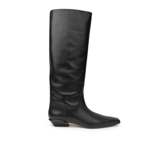 Paris Texas Black Leather Boot PA-9994676-EU41/US11
