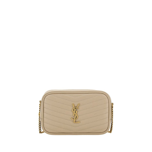 Saint Laurent Beige Calf Leather Bos Taurus Shoulder Bag