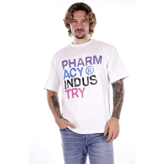 Pharmacy Industry White Cotton T-Shirt PH-15840-M