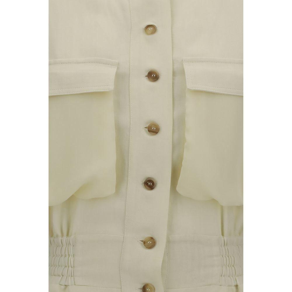 PINKO Linen chemisier Dress PI-105019A2I9D22-IT42 | L