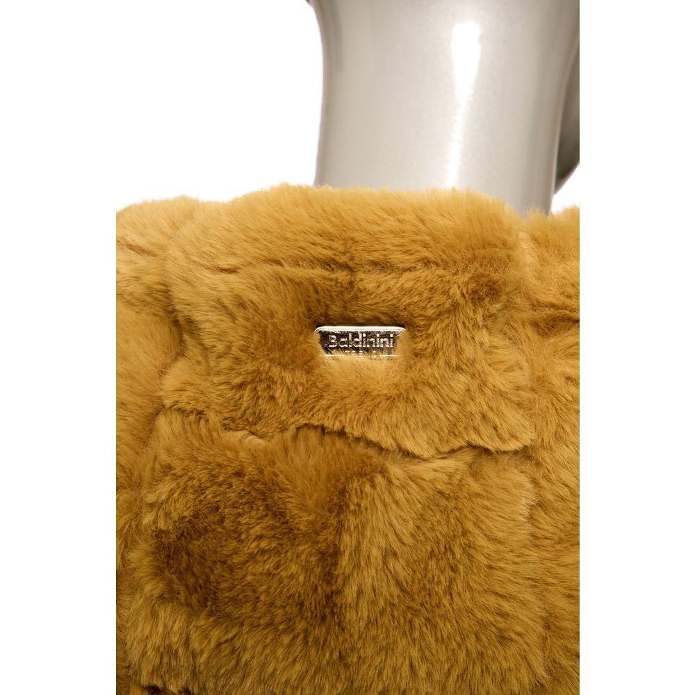 Baldinini Trend Yellow Polyester Women Jacket BA-24577-S