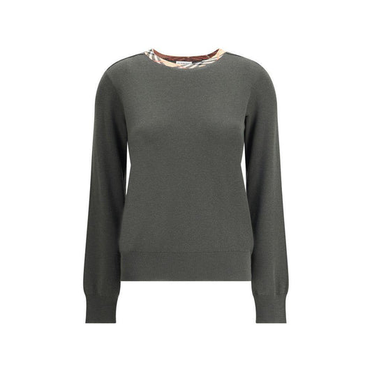 Burberry Wool Pullover with Check BU-8112170C1748-L