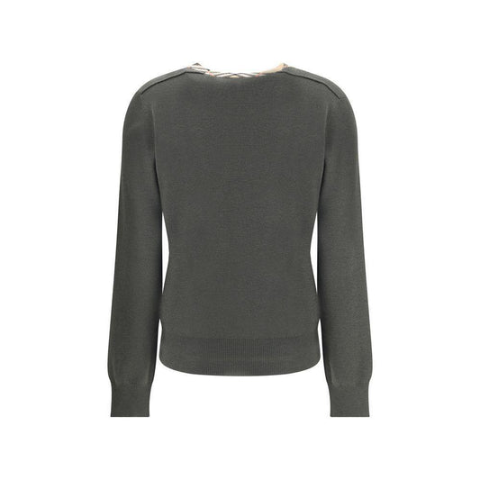 Burberry Wool Pullover with Check BU-8112170C1748-L