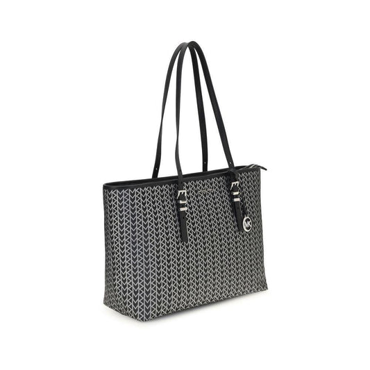 Michael Kors Quinn large jacquard logo Tote Bag