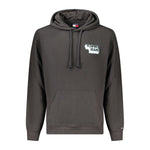 Tommy Hilfiger Black Cotton Men Hoodie TO-39307-S