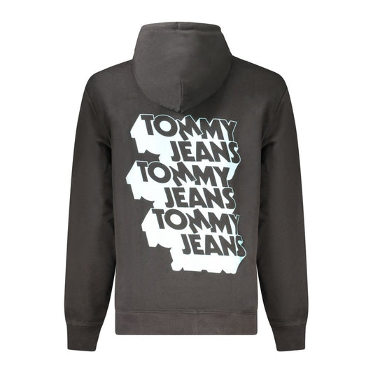 Tommy Hilfiger Black Cotton Men Hoodie TO-39307-S
