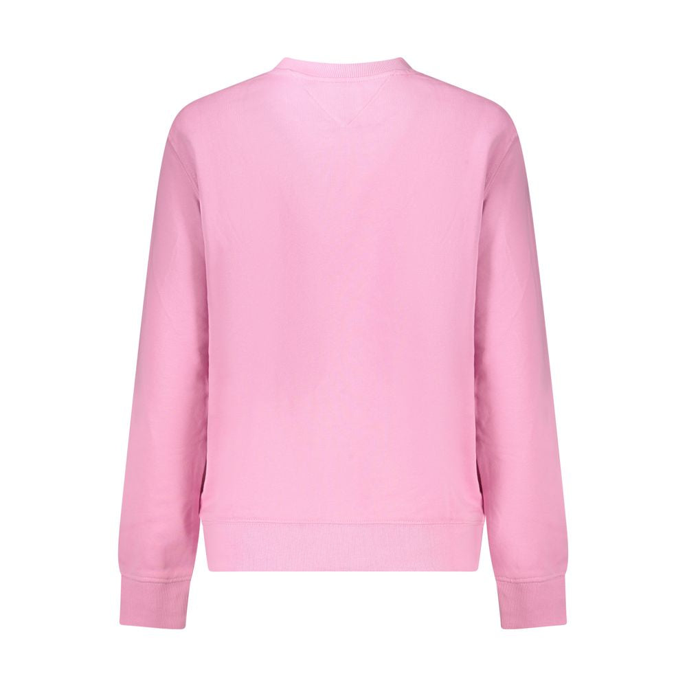 Tommy Hilfiger Pink Cotton Women Sweater TO-39316-XS