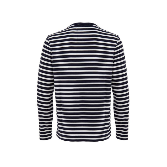 Maison Kitsuné Blue Cotton Long Sleeve MA-9916673-M