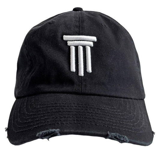 Diego Venturino Black Cotton Hats & Cap DI-15873-UNI