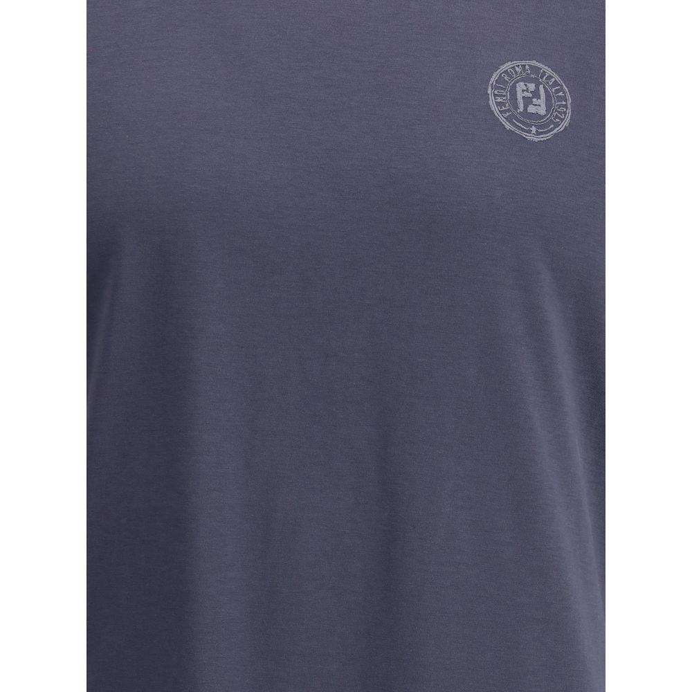 Fendi Cotton T-Shirt FE-FY1319AV0HF0PTH-L