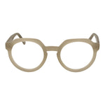 Andy Wolf Gray Unisex Glasses Frame in acetate, full-rim panto style with demo lenses.