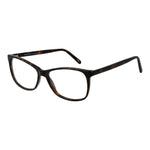 Andy Wolf Brown Unisex Glasses Frame in full-rim cat eye style, made from brown acetate with demo lenses.